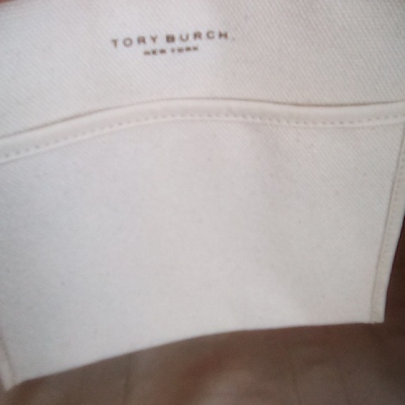 Tory Burch Canvas Tote NWOT - Picture 5 of 10